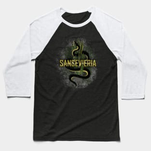 Sansevieria Snake Plant Baseball T-Shirt
